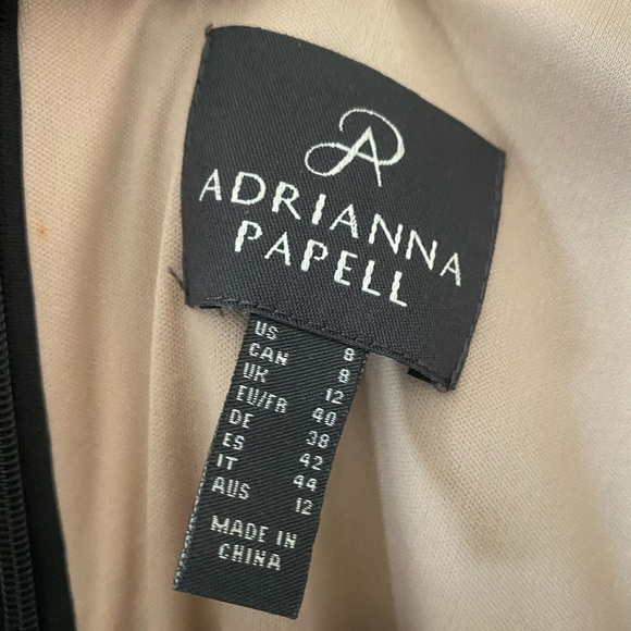 Adrianna Papell Womens‎ Short Sleeve Illusion Banded Sheath Dress NWT - Picture 7 of 8